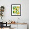 Stupell Industries Garden Lemons with Pastel Florals Framed Print Under Glass, design by Lanie Loreth